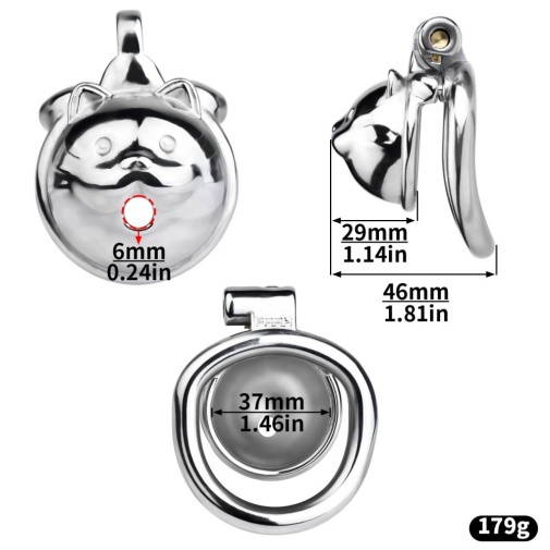 FAAK - Cat Chastity Cage - Silver 照片