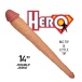 Nasstoys - Hero 14" Nasstoys 可弯曲双头仿真假阳具 - 肉色 照片-3