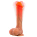 Intense - Bradley Heating Vibro Dildo 21cm - Skin photo