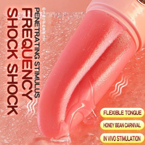 Secwell - Space Tongue Vibrator - Pink photo