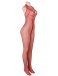 Ohyeah - Halter Neck Bodystocking - Red - M photo-6