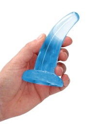 RealRock - 5" Non-Realistic Dildo - Blue photo