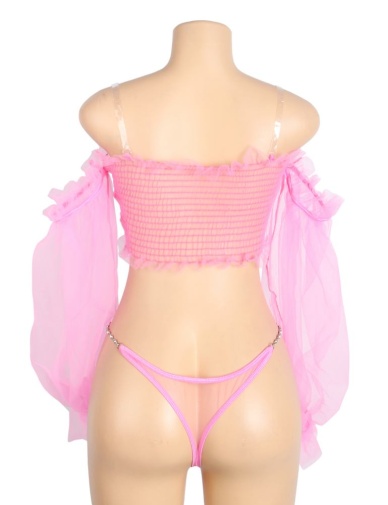 Ohyeah - Sexy Mesh Set - Pink - M 照片