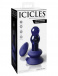 Icicles - Vibro Glass Plug No 83 - Blue photo-8