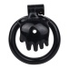 FAAK - Hand Shaped Resin Chastity Cage - Black 照片