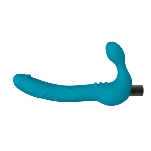 Temptasia - Luna Vibro Strap-On - Teal photo