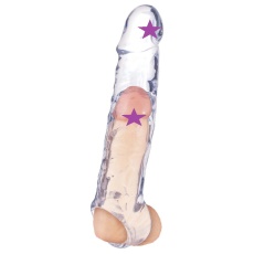 Nasstoys - 6.5" Magic Penis Extender w Ball Strap - Clear 照片