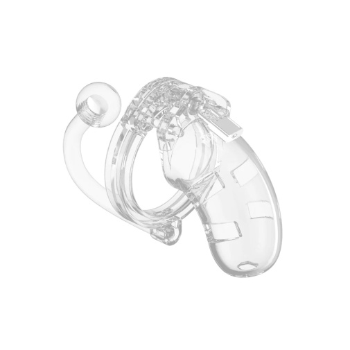 ManCage - Chastity Cage w Plug  #10 - Clear photo