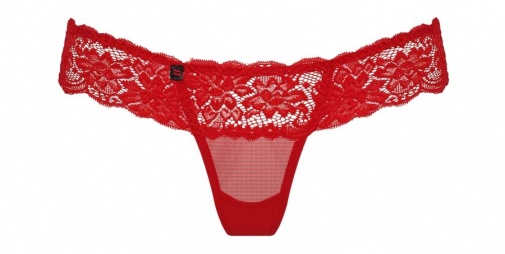 Obsessive - 863-THO-3 Thong - Red - S/M photo