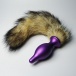 XFBDSM - Aluminum Alloy Tail Anal Plug S - Purple photo-2