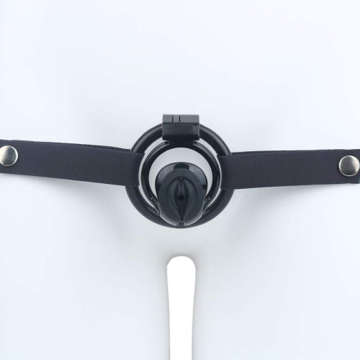 FAAK - Resin Chastity Cage w Catheter & Belt photo