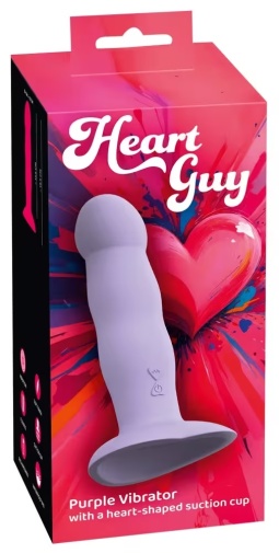 You2Toys - Heart Guy 心形吸盘震动假阳具 - 紫色 照片