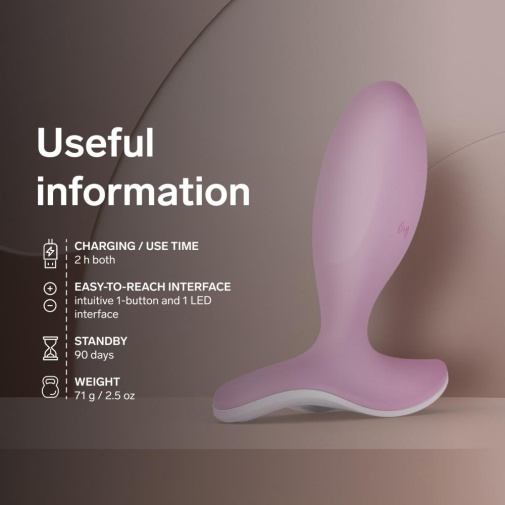 Lelo - Surfer Originals APP Prostate Massager - Soft Pink 照片