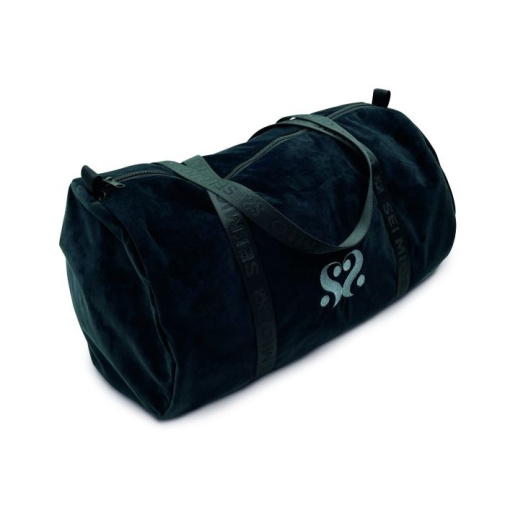 Sei Mio - Velvet Duffle Bag - Black photo