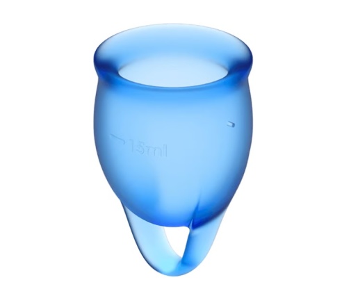 Satisfyer - Feel Confident Menstrual Cup - Dark Blue photo