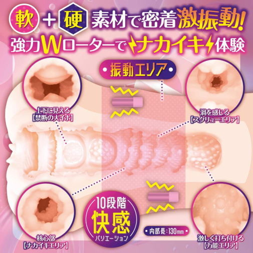Maccos - 体内高潮双重震动女孩 震动自慰器 照片