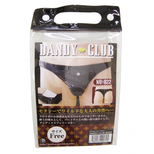 A-One - Dandy Club 22 男士内裤 - 黑色 照片