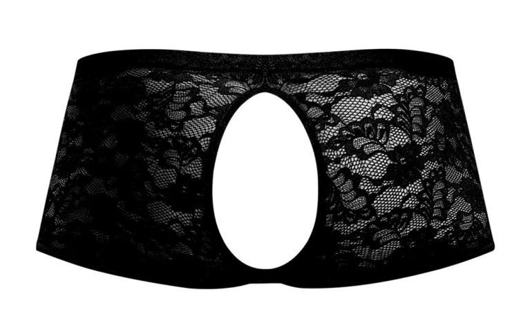 Male Power - Crotchless Panty - S/M - Black photo
