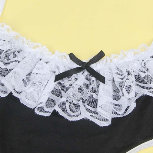 Ohyeah - Lace Maid Costume - Black - XL 照片