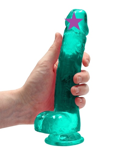 RealRock - 8" Realistic Dildo w Balls - Green 照片