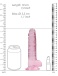 RealRock - 7" Realistic Dildo w Balls - Pink 照片-7