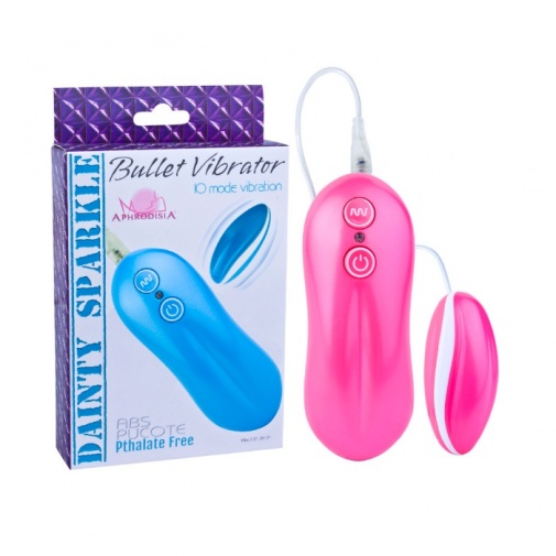 Aphrodisia - Dainty Sparkle 10 Mode Vibration Bullet Vibrator - Pink photo