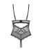 Obsessive - Perisia Crotchless Teddy - Black - M/L photo-13
