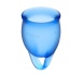 Satisfyer - Feel Confident Menstrual Cup - Dark Blue photo-4