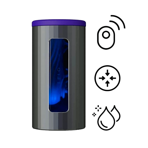 Lelo - F1S V2 APP Sonic Pulse Masturbator - Blue photo