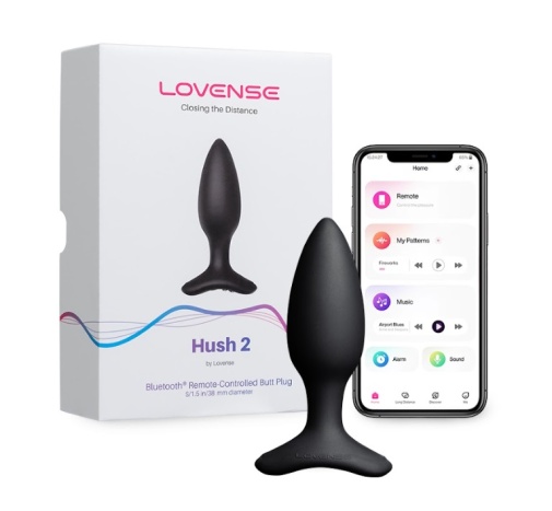 Lovense - Hush 2 - Butt Plug 1.5'' - Black photo