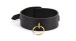 Liebe Seele - Samurai Leather Collar w Leash - Black photo-2