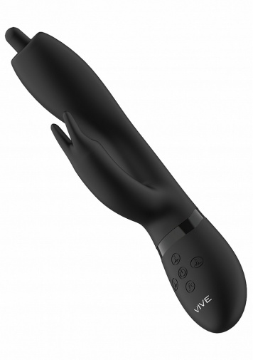 Vive - Nilo Pinpoint Rabbit Vibrator - Black photo