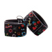 Ouch - Old School Tattoo Ankle Cuffs - Black photo