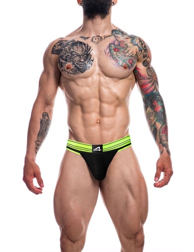 Cut4men - Rugby Jockstrap - Neon Green - S photo