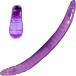 Nasstoys - Vibrating Bendable Double Dong - Purple photo