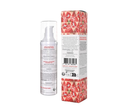 Exsens - Strawberry Warming Massage Oil - 50ml photo