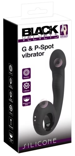 Black Velvets - G & P-Spot Vibrator - Black 照片