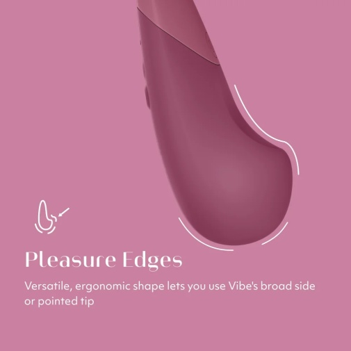 Womanizer - Vibe UltraWave Clitoral Vibrator - Dusky Pink photo