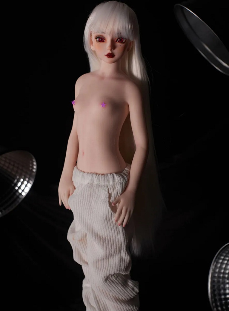 Saki Mini Fantasy Realistic Sex Doll, Skinny, Ultra Soft Silicone 55 cm (1'8 ft) photo