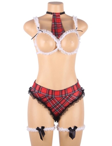 Ohyeah - Student Open Bra Set - XL photo