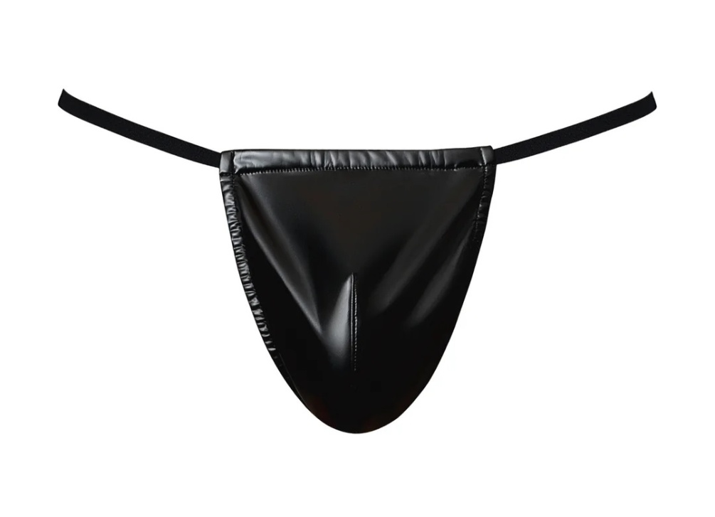 Male Power - Wetlook G-String - Black photo-5