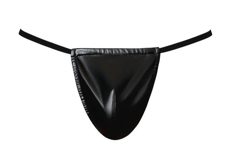 Male Power - Wetlook G-String - Black photo