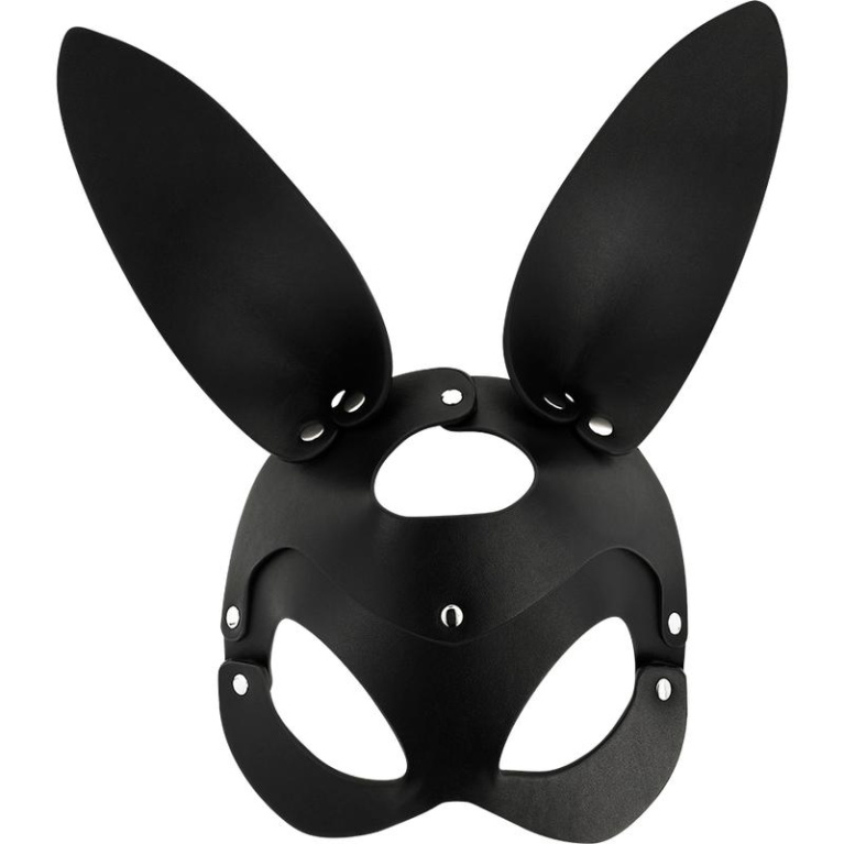 Coquette - Mask w Bunny Ears - Black photo