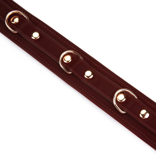 Liebe Seele - Metallic Shade Collar - Burgundy photo