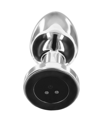 ToyJoy - Glider Vibro Butt Plug L - Silver photo