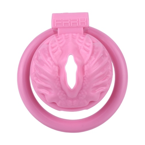 FAAK - Resin Pussy Chastity Cage - Pink 照片
