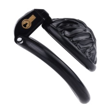 FAAK - Resin Pussy Chastity Cage - Black 照片