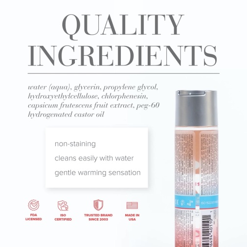 JO - H2O 暖感水性後庭潤滑劑 - 60ml 照片