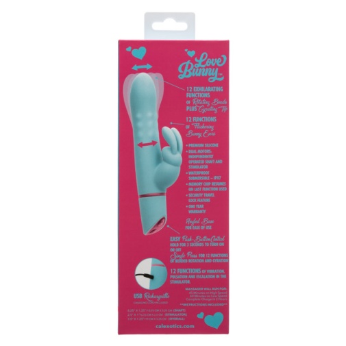 CEN - Love Bunny Rotating Vibrator - Blue 照片