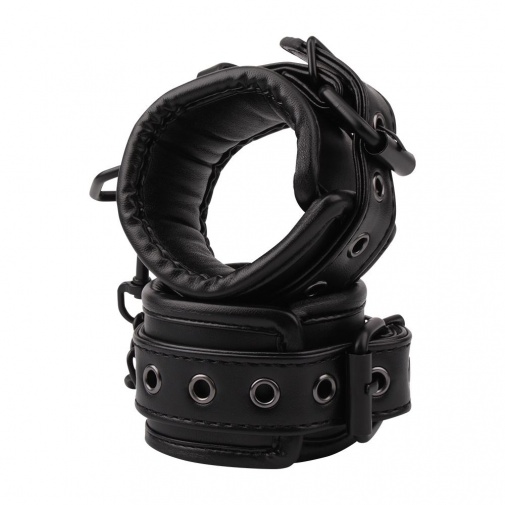 Chisa - Deluxe Wrist Restraint Cuffs - Black photo